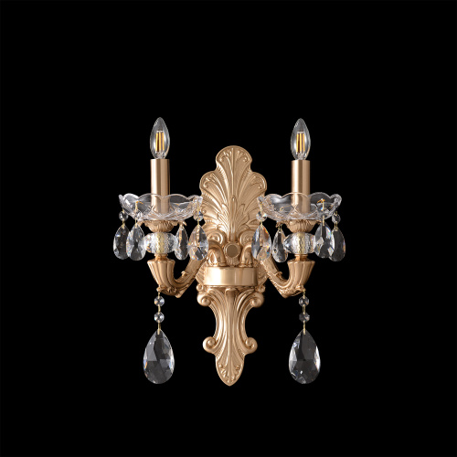 Бра Crystal Lux ELIZABETH AP2 BRASS фото 6